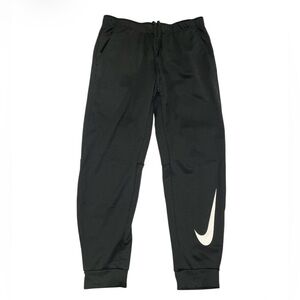 Nike Men’s Black Tapered Leg Jogger Track Pants THERMA-FIT Size XL